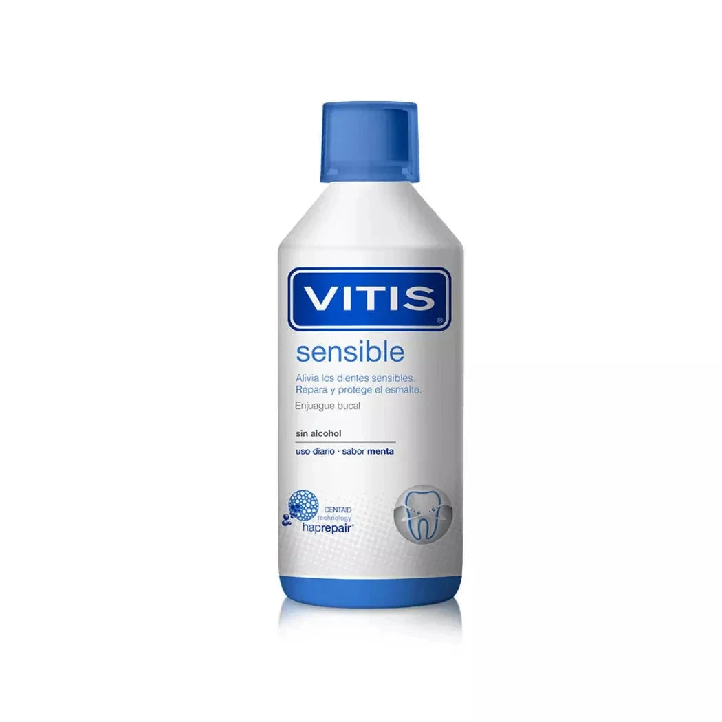 Vitis "Sensitive" Enjuague Bucal x 500 mL. Farmex-Fonasa